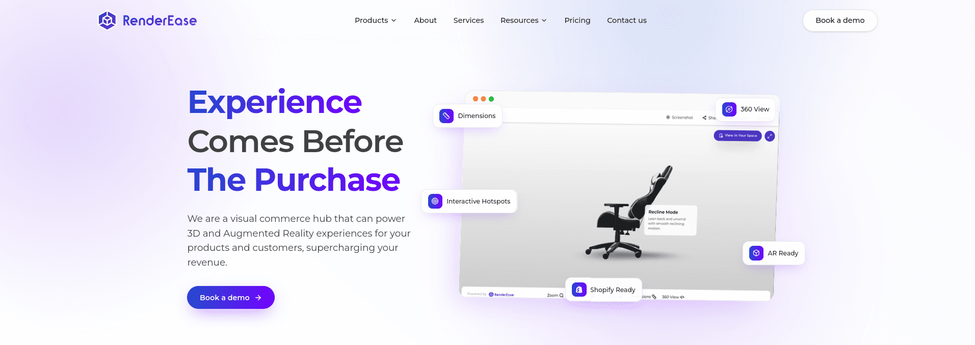RenderEase Website Hero